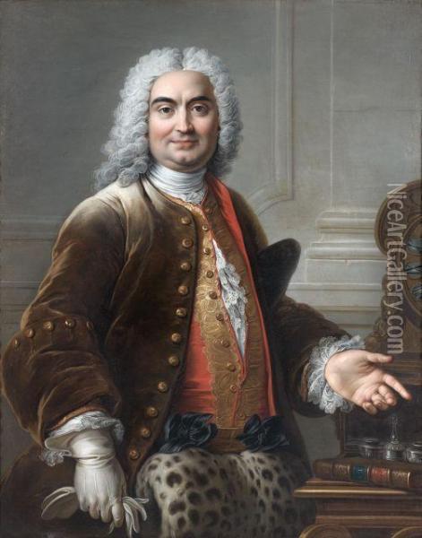 Portrait Presume De Charles De Rohan, Prince De Montauban Oil Painting - Charles-Antoine Coypel