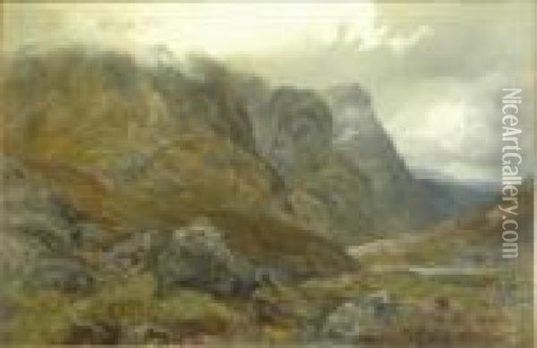 Highland Landscape Oil Painting - James Docharty