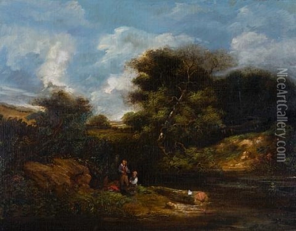 Midhurst, Near Haslemere, Surrey Oil Painting - Richard H. Hilder