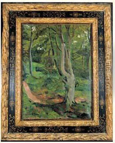 Le Sentier Dans Le Bois Oil Painting - Suzanne Valadon