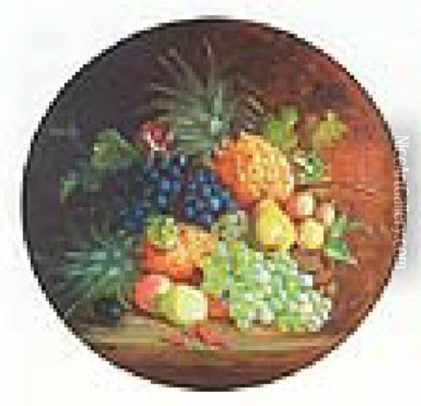 Still Life Of Fruit Oil Painting - Marie Margitson