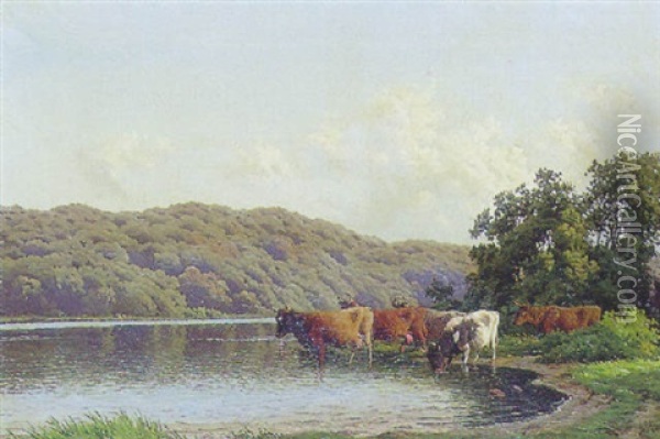 Koerne Vandes Oil Painting - Carl Frederik Bartsch