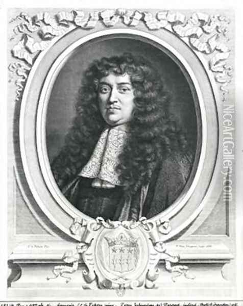 Francois-Michel Le Tellier 1643-1715 Marquis of Louvois Oil Painting - Claude Lefebvre