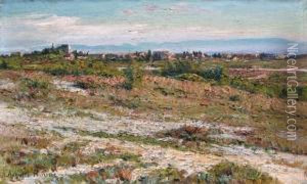 Signee, Et Titree Au Dos Oil Painting - Auguste Louis Roure