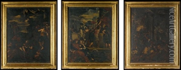 The Copper Age (+ 2 Others; 3 Works) Oil Painting - Pietro da Cortona