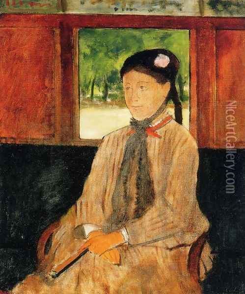 Portrait of a Woman 1 Oil Painting - Edgar Degas