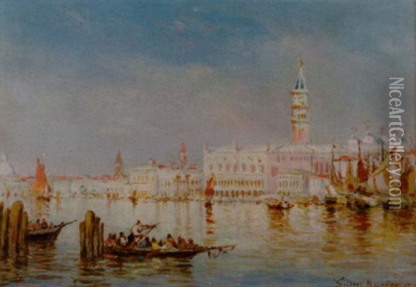 The Bacino San Marco, Venice Oil Painting - Gilbert Munger