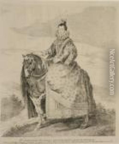 Margarita De Austria Oil Painting - Francisco De Goya y Lucientes