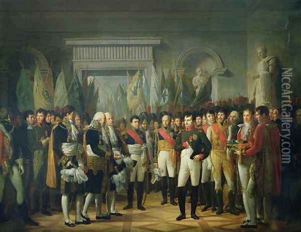 Napoleon I, (2) Oil Painting - Rene Theodore Berthon