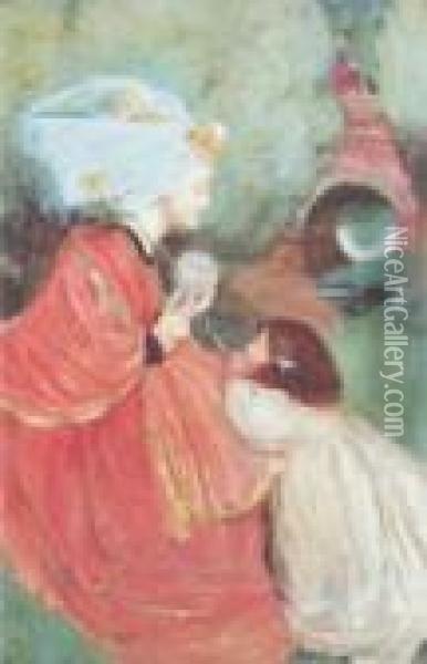 Today For Me Oil Painting - Eleanor Fortescue Brickdale