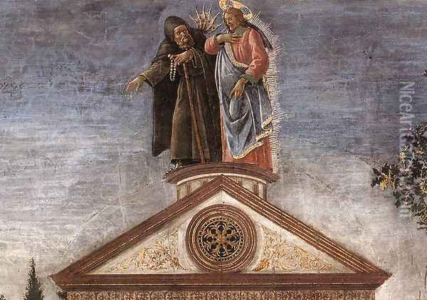 The Temptation of Christ [detail: 5] Oil Painting - Sandro Botticelli