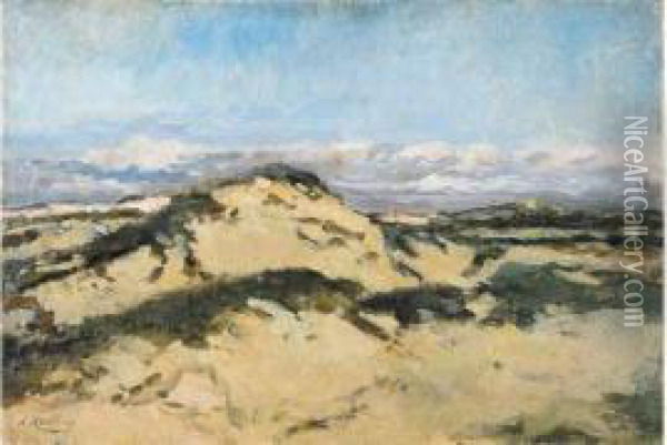 Duinen - Dunes Oil Painting - Alphonse Asselbergs
