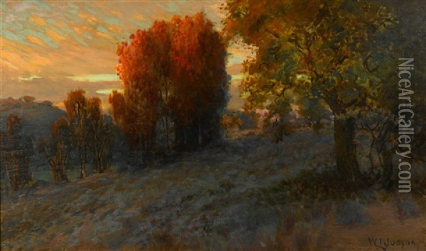 Evening Glow Oil Painting - William Lee Judson