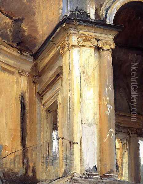 Roman Architecture Oil Painting - John Singer Sargent