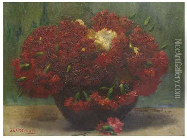 Flores Oil Painting - Genis Capdevila Puig