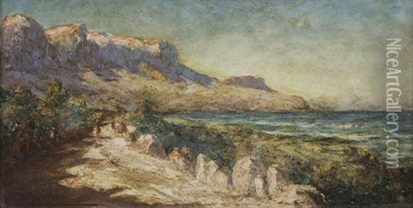 Victoria Road, Camps Bay Oil Painting - Edward Clark Churchill Mace