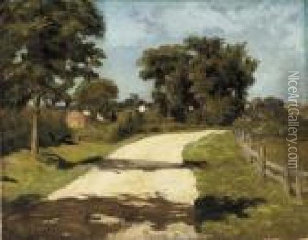 The Country Road Oil Painting - Ben Foster