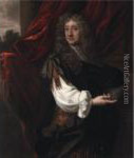 Portrait Of Sir Ralph Verney, 1st Bt. (1613-1696) Oil Painting - Sir Peter Lely