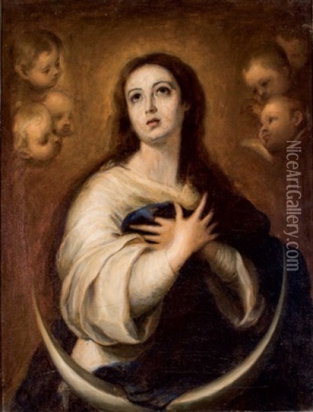 Inmaculada Oil Painting - Juan Collado