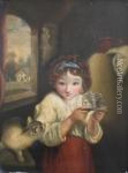 Muscipula Oil Painting - Sir Joshua Reynolds