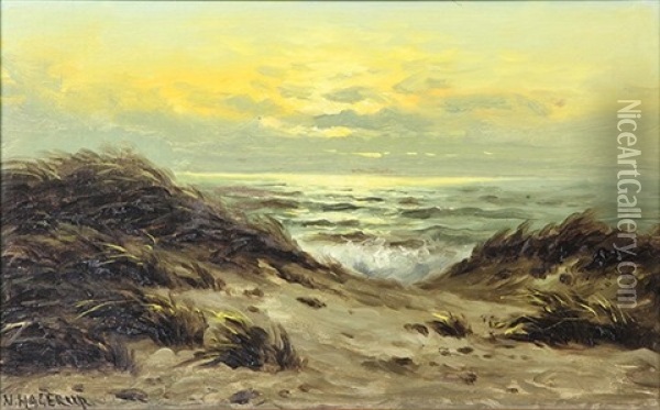Break At The Dunes Oil Painting - Nels Hagerup