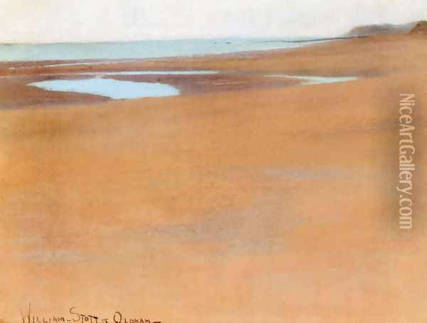 Sand Pools Oil Painting - William Bell Scott