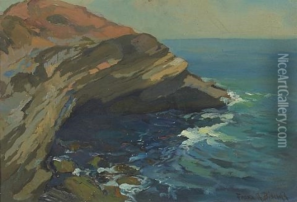 The Sea Grotto Oil Painting - Franz Arthur Bischoff