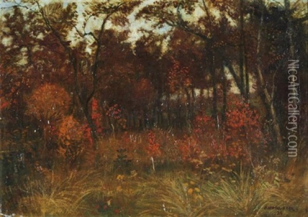Herbst In Der Surheide Oil Painting - Otto Modersohn