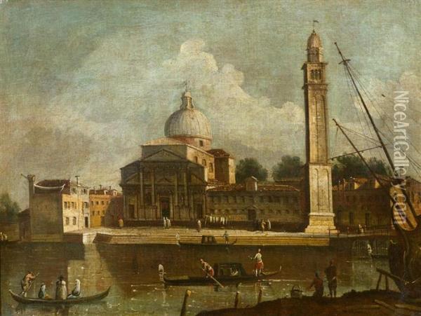 San Pietro Di Castello, Venice. Oil Painting - Francesco Guardi