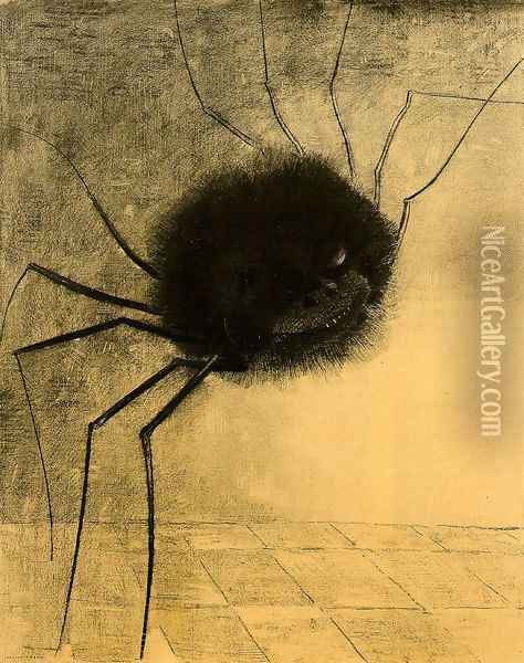 The Smiling Spider Oil Painting - Odilon Redon