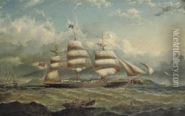 The Outward-bound Oil Painting - George Alexander Napier