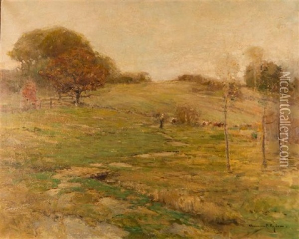 Pasture Lands Oil Painting - Chauncey Foster Ryder