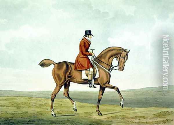 A Meltonian, As He Was, from 'The Meltonians' 1823 Oil Painting - Henry Thomas Alken
