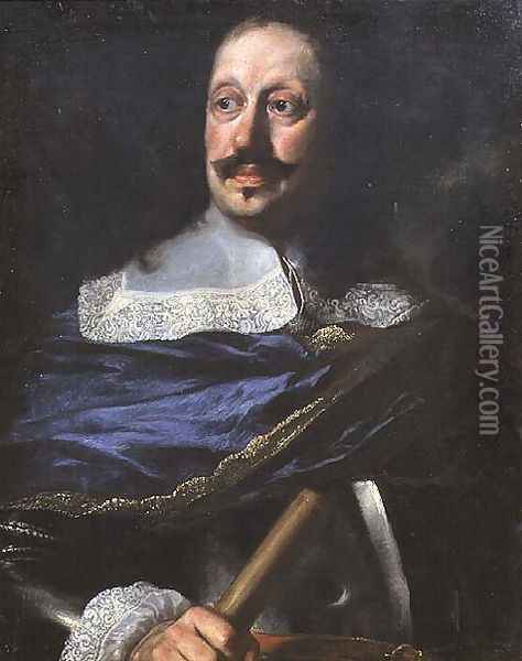 Portrait of Mattias de Medici Oil Painting - Justus Sustermans