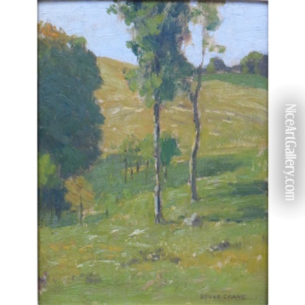 Hillsides, Herkimer Co Oil Painting - Bruce Crane