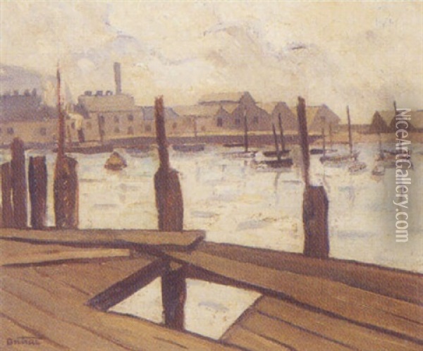 Port De Fecamp Oil Painting - Louis Robert Antral