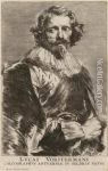 Lucas Vorstermans Calcographus Antverpiae In Geldria Natu Oil Painting - Sir Anthony Van Dyck
