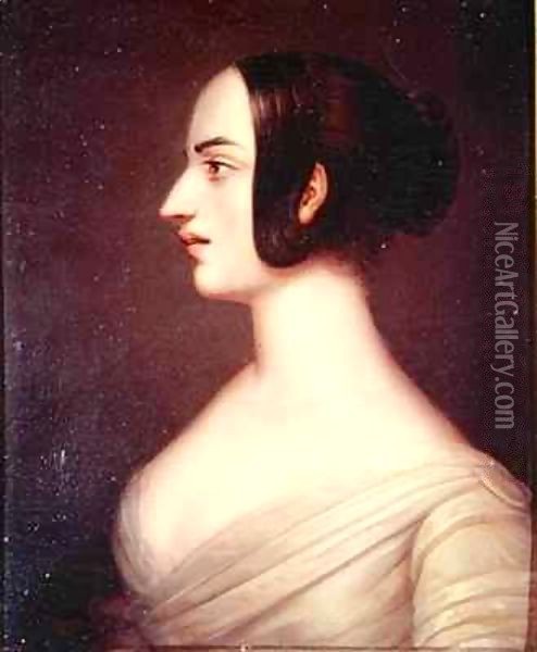 Marie Taglioni (1804-84) Oil Painting - J. Bert