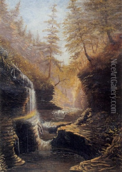 The Hudson Valley Oil Painting - James Hope