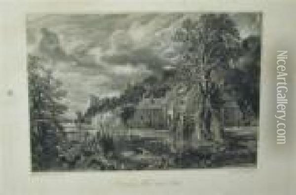 Arundel Mill And Castle Oil Painting - John Constable