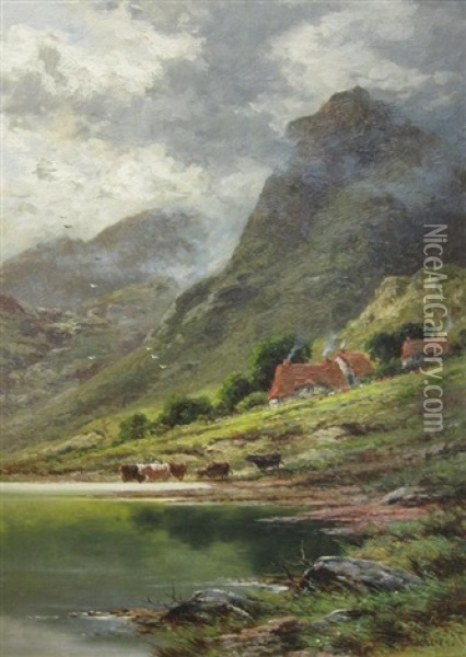 Loch Leven Oil Painting - Henry H. Parker