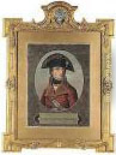 Bonaparte 1er Consul (portalis-beraldi P.206) Oil Painting - Jean-Baptiste Morret
