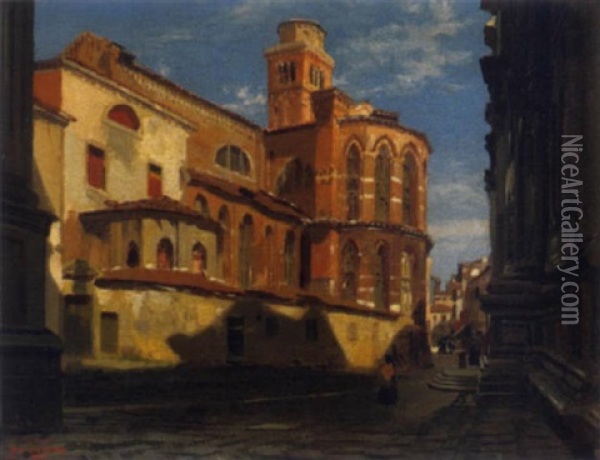 Motiv Aus Venedig Oil Painting - Jean Baptiste van Moer