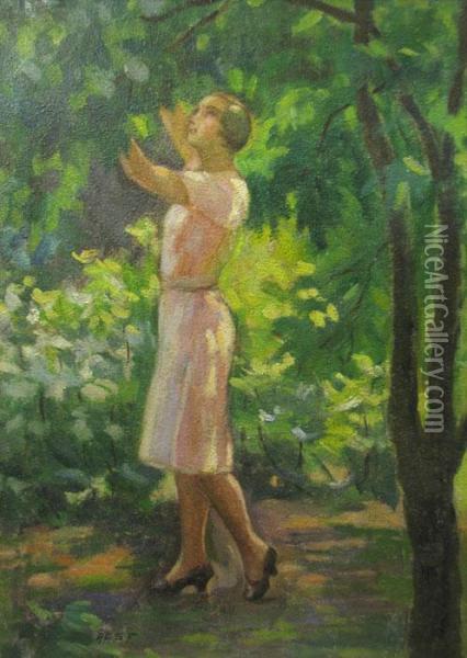 In Livada Oil Painting - Acs Ferenc