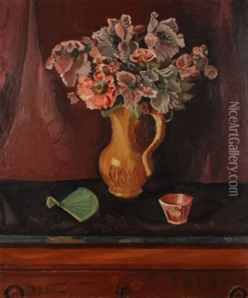Fleurs Etranges Oil Painting - Ferdinand Schirren
