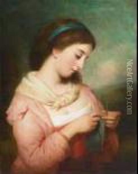 The Leisure Hour Oil Painting - Charles Sillem Lidderdale