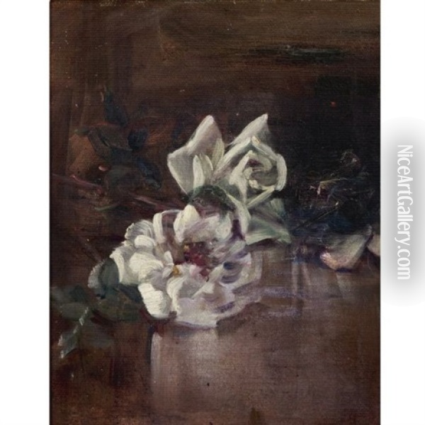 Floral (study) Oil Painting - James Edward Hervey MacDonald