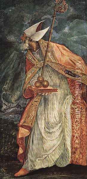 St Nicholas Oil Painting - Jacopo Tintoretto (Robusti)