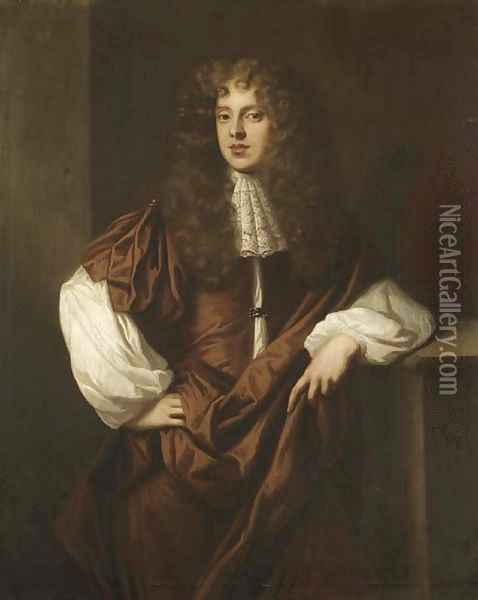 Portrait of Sir Thomas Myddelton, 2nd Bt. (1651-1684) Oil Painting - Sir Peter Lely
