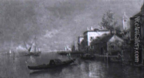 Venice Oil Painting - Arthur Vidal Diehl